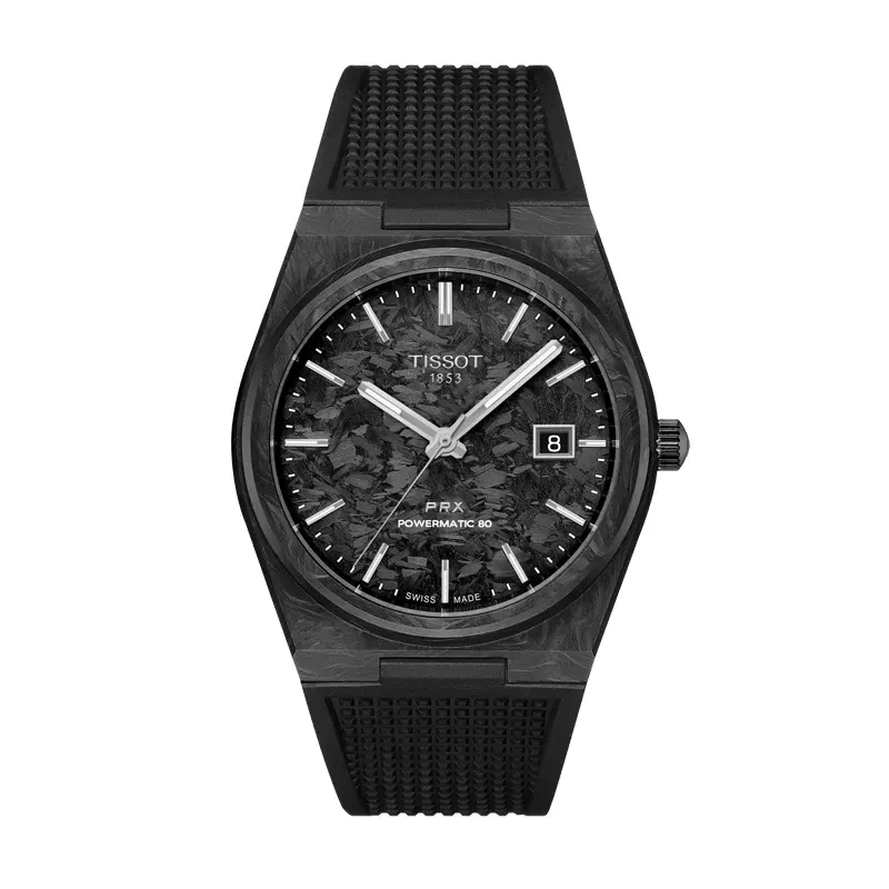 Tissot PRX Powermatic 80 Carbon Men's Watch- T137.907.97.201.00
